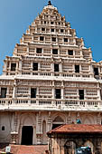 the old Royal Palace, in the middle of the old city, now a museum with a beautiful collection of Chola bronze sculptures. Thanjavur Tamil Nadu. 